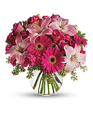 A Little Pink Me Up Bouquet | Mixed Bouquets | Same Day Flower Delivery | Teleflora