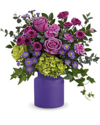 Amethyst Awe Bouquet | Mixed Bouquets | Same Day Flower Delivery | Multi-Colored | Teleflora