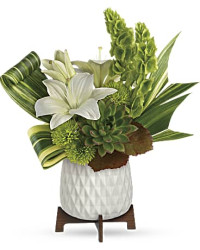 Artistic Angles Bouquet | Lilies | Same Day Flower Delivery | White | Teleflora