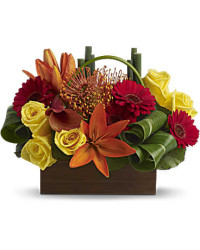 Bamboo Getaway Bouquet | Mixed Bouquets | Same Day Flower Delivery | Multi-Colored | Teleflora