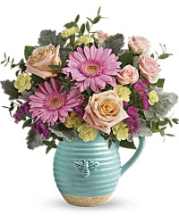 Bee Delighted Bouquet | Mixed Bouquets | Same Day Flower Delivery | Multi-Colored | Teleflora