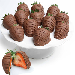 Belgian Milk Chocolate Covered Strawberries | Mixed Bouquets | Same Day Flower Delivery | Multi-Colored | Teleflora