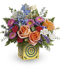 Best Wishes Bouquet | Mixed Bouquets | Same Day Flower Delivery | Multi-Colored | Teleflora