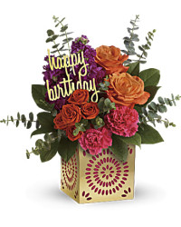 Birthday Sparkle Bouquet | Mixed Bouquets | Same Day Flower Delivery | Multi-Colored | Teleflora