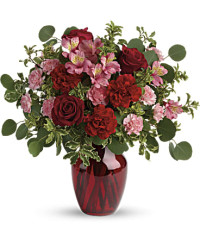 Blooming Belles Bouquet | Mixed Bouquets | Same Day Flower Delivery | Red | Teleflora