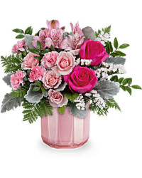 Blushing Gem Bouquet | Mixed Bouquets | Same Day Flower Delivery | Multi-Colored | Teleflora