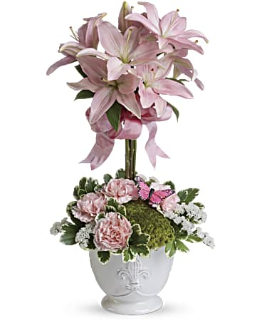 Blushing Lilies Bouquet | Mixed Bouquets | Same Day Flower Delivery | Pink | Teleflora