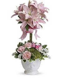 Blushing Lilies Bouquet | Mixed Bouquets | Same Day Flower Delivery | Pink | Teleflora