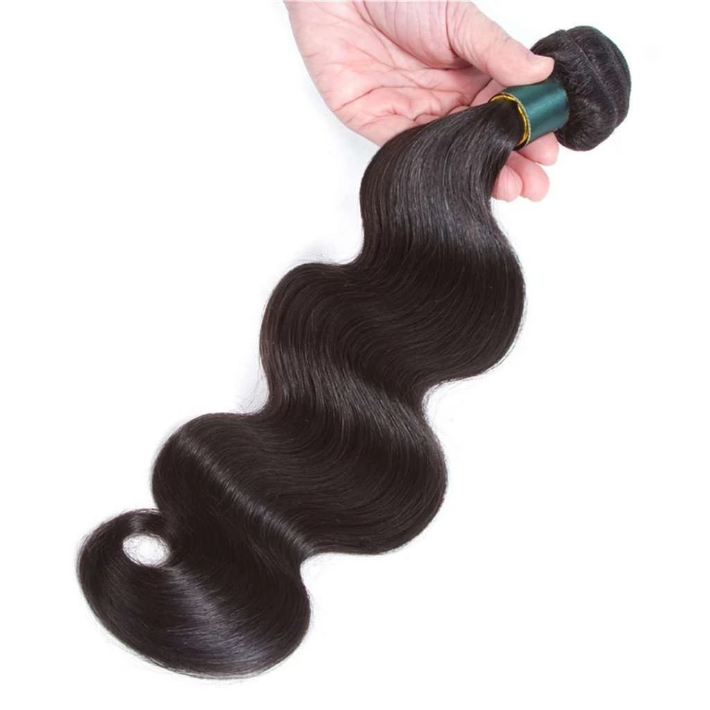 Body Wave Hair 1 Bundle 9A Brazilian Human Hair Natural Color