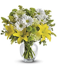 Brightly Blooming Bouquet | Mixed Bouquets | Same Day Flower Delivery | Yellow | Teleflora