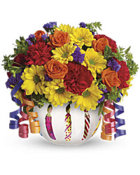 Brilliant Birthday Blooms Bouquet | Mixed Bouquets | Same Day Flower Delivery | Multi-Colored | Teleflora