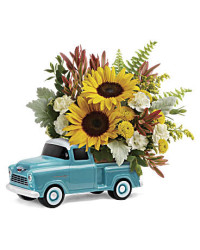 Chevy Pickup Bouquet | Mixed Bouquets | Same Day Flower Delivery | Multi-Colored | Teleflora