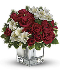 Christmas Blush Bouquet | Mixed Bouquets | Same Day Flower Delivery | White | Teleflora