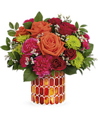 Citrus Dream Bouquet | Roses | Same Day Flower Delivery | Multi-Colored | Teleflora