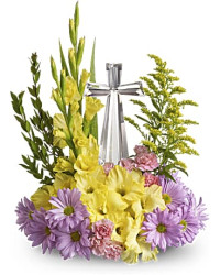 Crystal Cross Bouquet | Mixed Bouquets | Same Day Flower Delivery | Multi-Colored | Teleflora