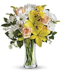 Daisies And Sunbeams Bouquet | Mixed Bouquets | Same Day Flower Delivery | Yellow | Teleflora