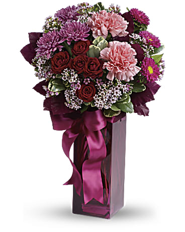 Fall In Love | Mixed Bouquets | Same Day Flower Delivery | Red | Teleflora