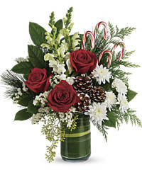 Festive Pines Bouquet | Mixed Bouquets | Same Day Flower Delivery | White | Teleflora