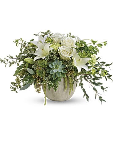 Flourishing Beauty Bouquet | Mixed Bouquets | Same Day Flower Delivery | White | Teleflora