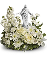 Forever Faithful Bouquet | Mixed Bouquets | Same Day Flower Delivery | White | Teleflora