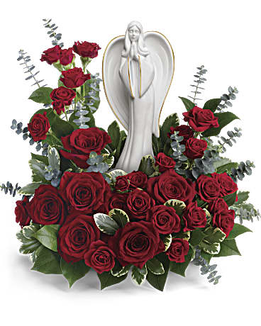 Forever Our Angel Bouquet | Roses | Same Day Flower Delivery | Red | Teleflora