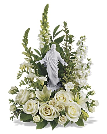 Garden Of Serenity Bouquet | Mixed Bouquets | Same Day Flower Delivery | White | Teleflora