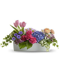 Garden Party Centerpiece | Mixed Bouquets | Same Day Flower Delivery | Multi-Colored | Teleflora