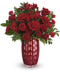 Geometric Beauty Bouquet | Mixed Bouquets | Same Day Flower Delivery | Red | Teleflora