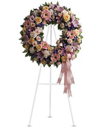 Graceful Wreath | Mixed Bouquets | Same Day Flower Delivery | Multi-Colored | Teleflora