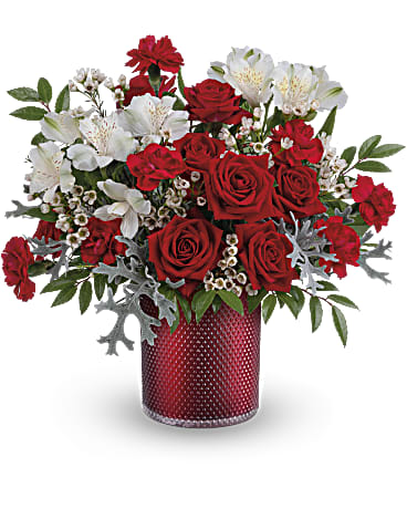 Heart Of Diamonds Bouquet | Mixed Bouquets | Same Day Flower Delivery | White | Teleflora