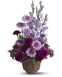 Heartfelt Memories | Carnations | Same Day Flower Delivery | Purple | Teleflora