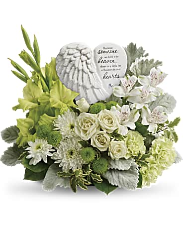 Hearts In Heaven Bouquet | Mixed Bouquets | Same Day Flower Delivery | White | Teleflora