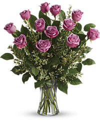 Hey Gorgeous Bouquet | Roses | Same Day Flower Delivery | Purple | Teleflora