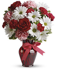 Hugs And Kisses Bouquet With Red Roses | Mixed Bouquets | Same Day Flower Delivery | Teleflora