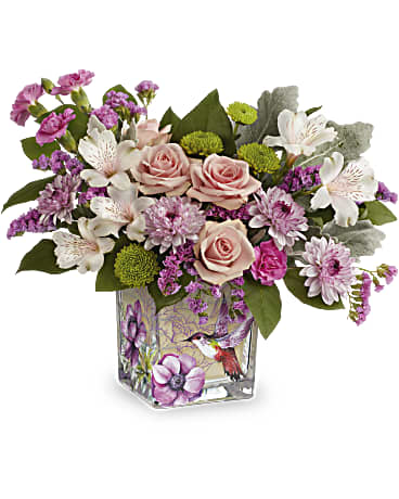 Hummingbird Surprise Bouquet | Mixed Bouquets | Same Day Flower Delivery | Pink | Teleflora