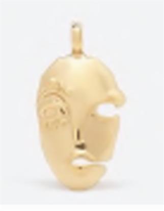 KHIRY MASK PENDANT - POLISHED 18K GOLD VERMEIL