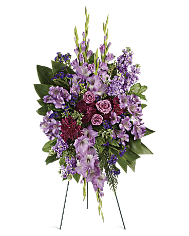 Lavender Reflections Spray | Mixed Bouquets | Same Day Flower Delivery | Purple | Teleflora