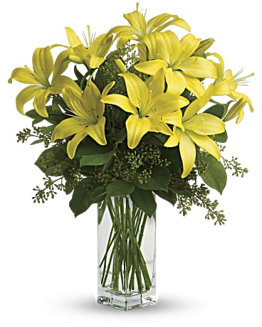 Lily Sunshine Bouquet | Lilies | Same Day Flower Delivery | Yellow | Teleflora