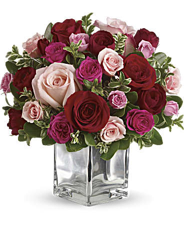 Love Medley Bouquet With Red Roses | Same Day Flower Delivery | Teleflora