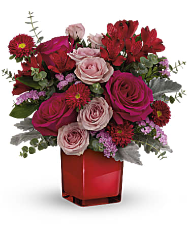 Loving Bunch Bouquet | Mixed Bouquets | Same Day Flower Delivery | Red | Teleflora