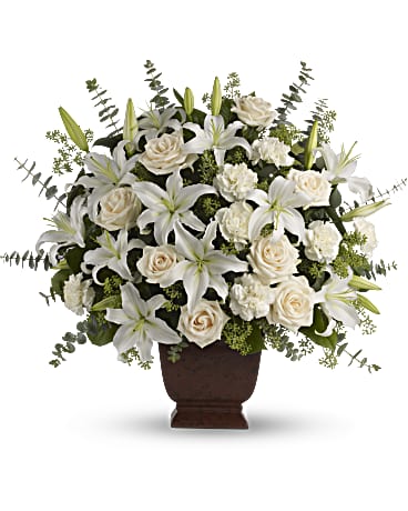 Loving Lilies And Roses Bouquet | Mixed Bouquets | Same Day Flower Delivery | White | Teleflora