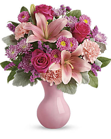 Lush Blush Bouquet | Mixed Bouquets | Same Day Flower Delivery | Pink | Teleflora