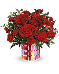 Magnificent Mosaic Bouquet | Mixed Bouquets | Same Day Flower Delivery | Red | Teleflora