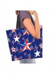 Modlily American Flag Open Dark Blue Shoulder Bag - One Size