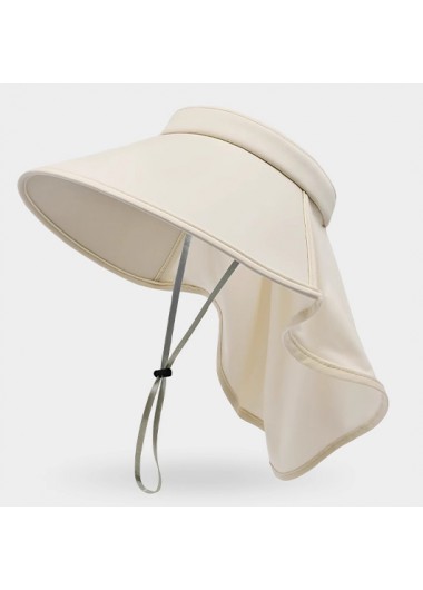 Modlily Beige Lightweight UV Protection Visor Hat - One Size