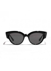 Modlily Black Cat Eye Silicone Titanium Sunglasses - One Size