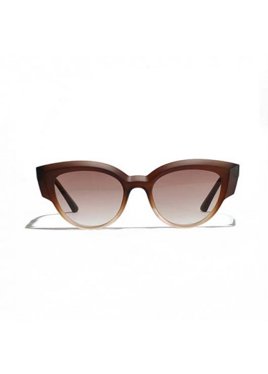 Modlily Light Coffee Ombre Cat Eye Sunglasses - One Size