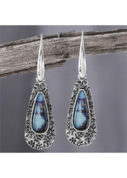 Modlily Silvery White Teardrop Design Alloy Earrings - One Size