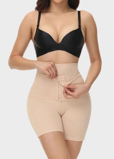 Modlily Skin Color High Waisted Adjustable Panties - S