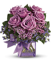 Morning Melody | Roses | Same Day Flower Delivery | Purple | Teleflora